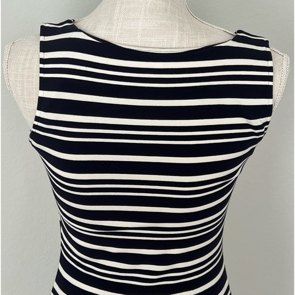 Cremieux Sleeveless Shift Dress features a classic design. - Picture 3 of 7